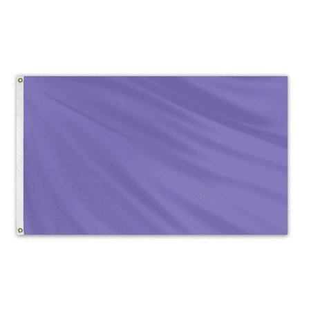 Solid Color Outdoor Nylon Flag 3' x 5' - Lilac -  GLOBAL FLAGS UNLIMITED, 204643